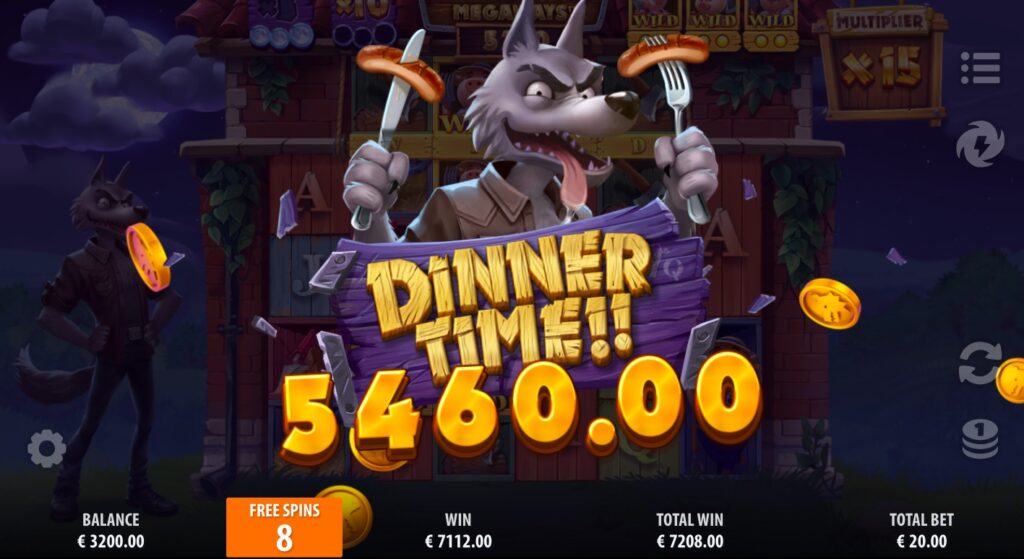 Big Bad Wolf Megaways slot game paylines and features