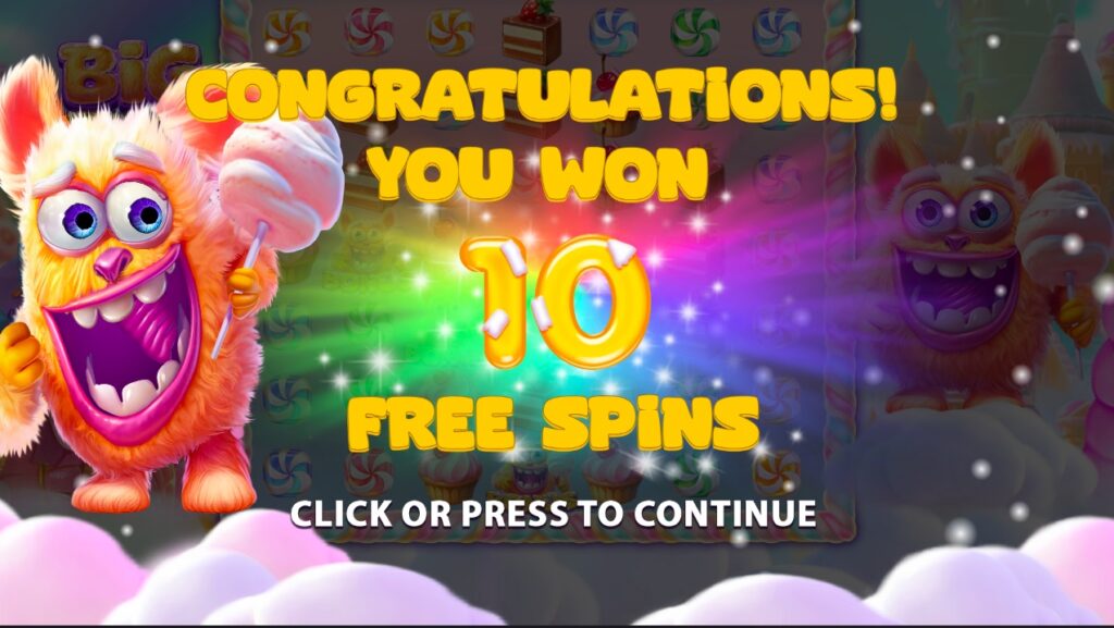 Big Sugar Bonanza free spins bonus rounds
