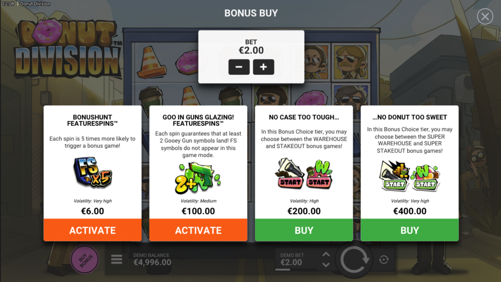 Donut Division bonus buy.