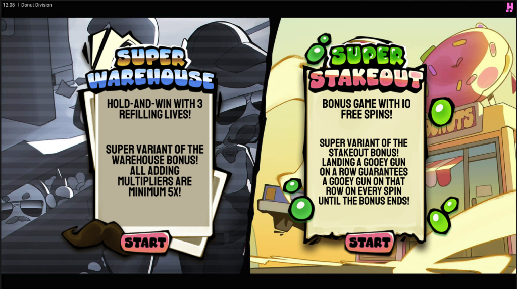 Donut Division bonus details.