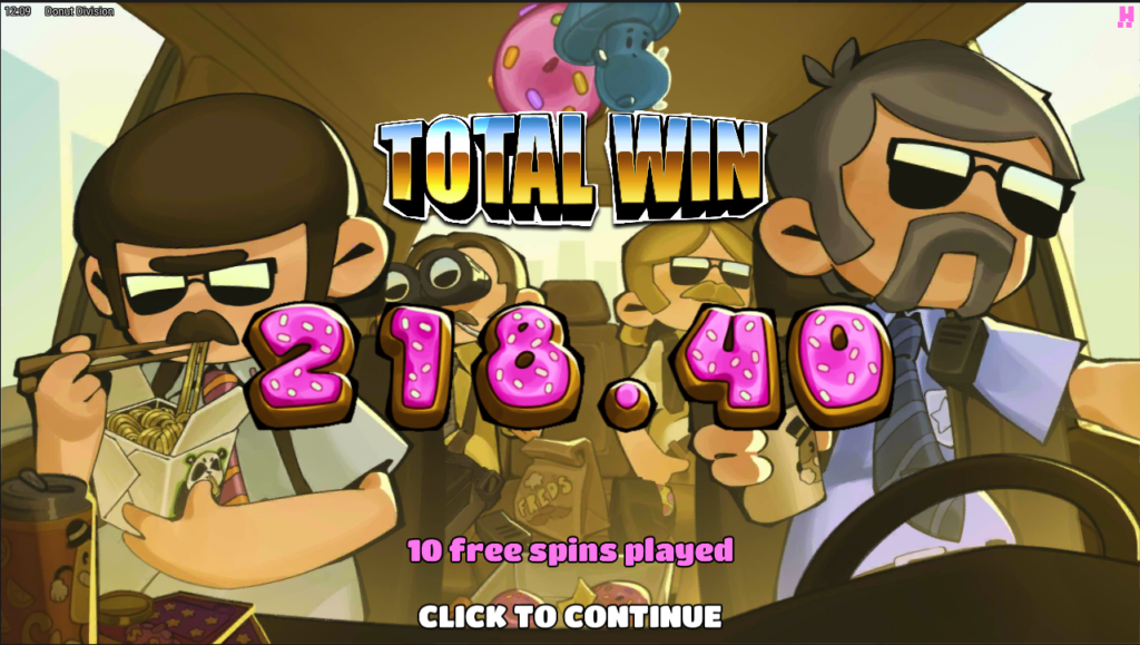 Donut Division total win.