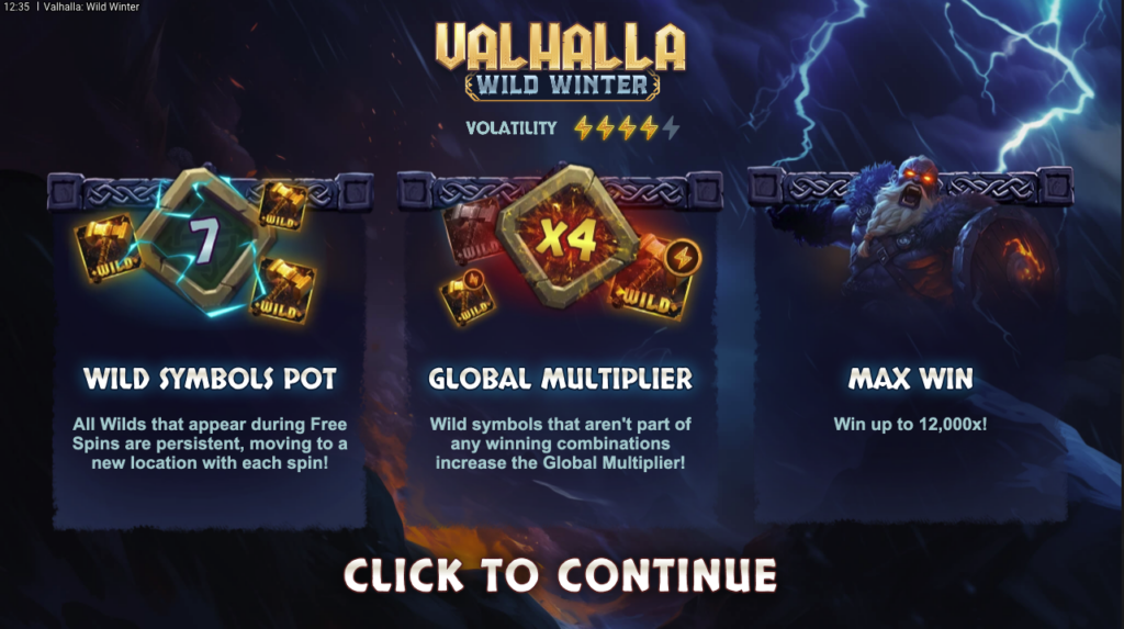 Valhalla Wild Winter info.