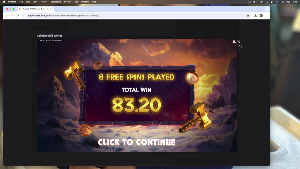 Valhalla Wild Winter win.