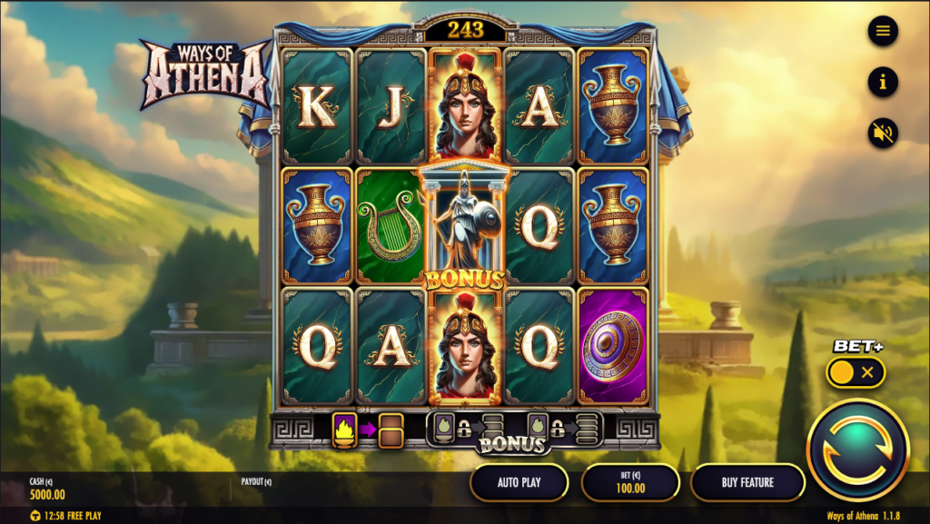 Ways of Athena gameplay.