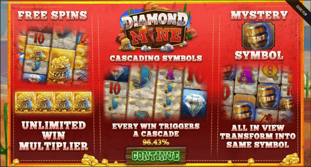 Diamond Mine Megaways rules