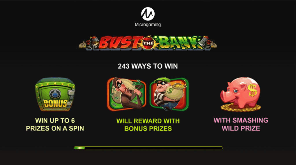 Bust the Bank gameplay.