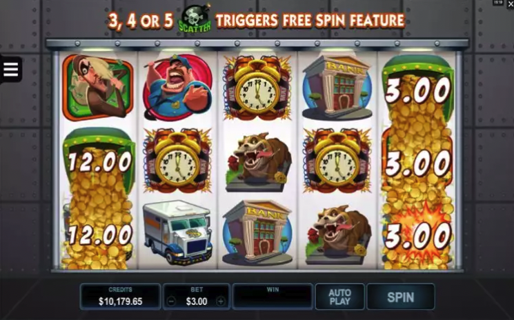 Bust the Bank free spins
