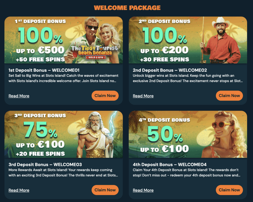 slots islands promotions