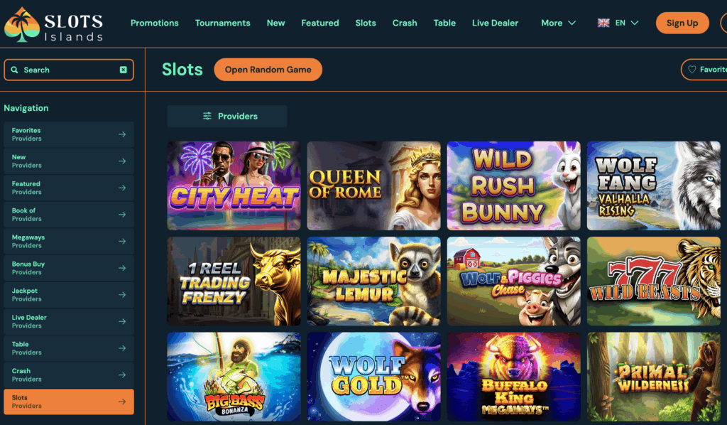 slots islands slots library