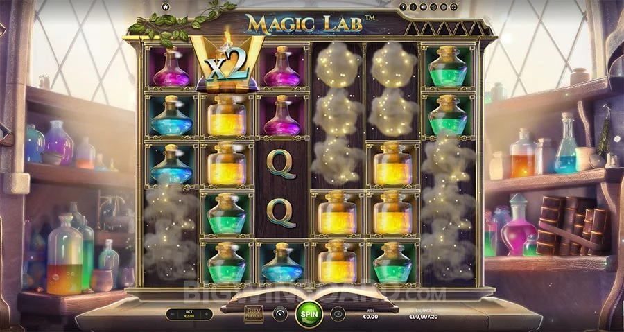 Magic Lab slot gameplay