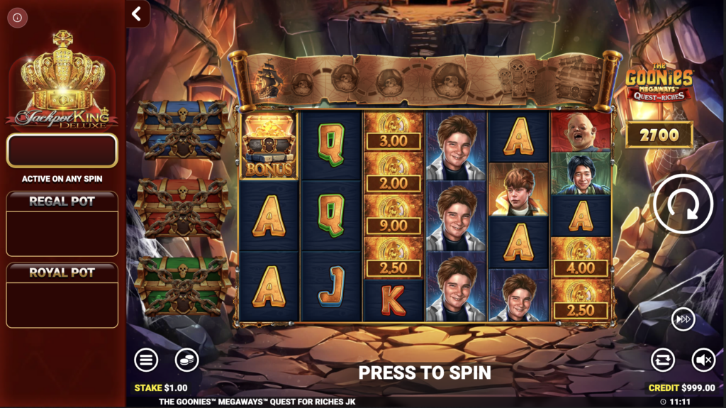 The Goonies Quest For Riches gameplay