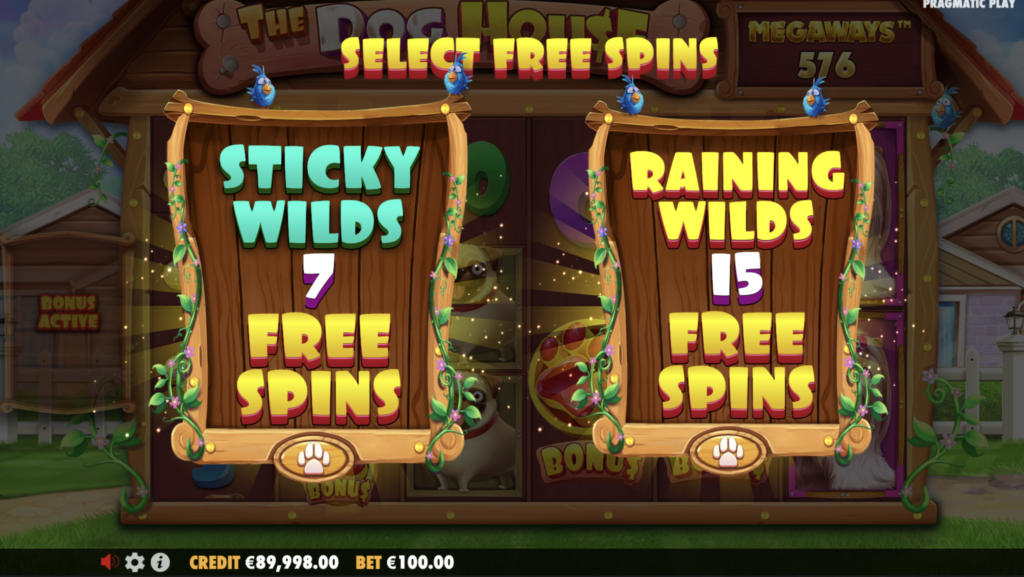The Dog House Megaways Free Spins.