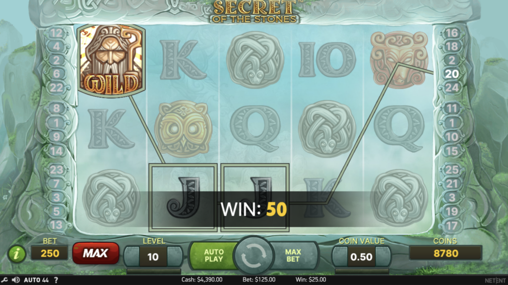 Secret of the Stones win.