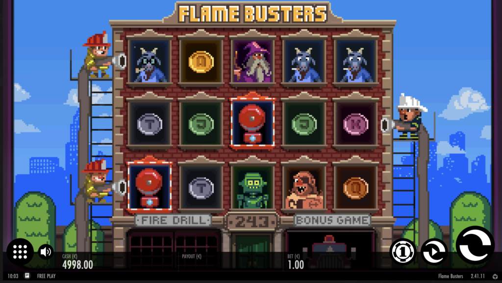 Flame Busters gameplay.