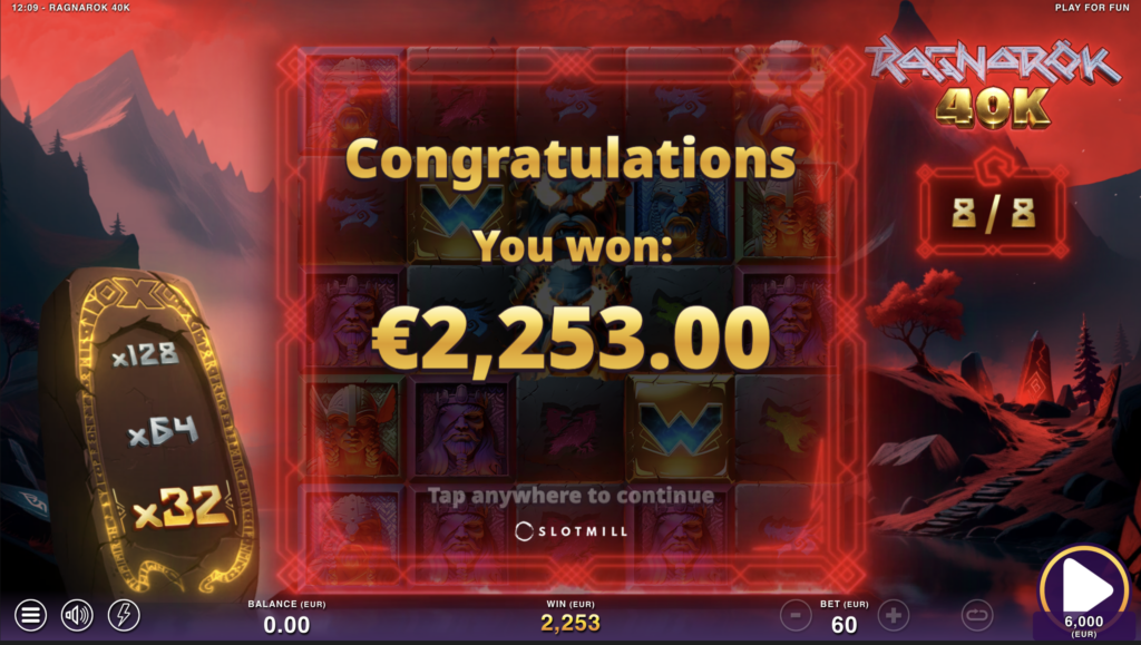 Ragnarok 40K total win.