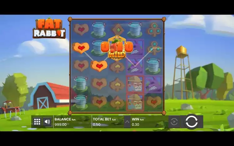 Fat Rabbit slot bonus feature gameplay