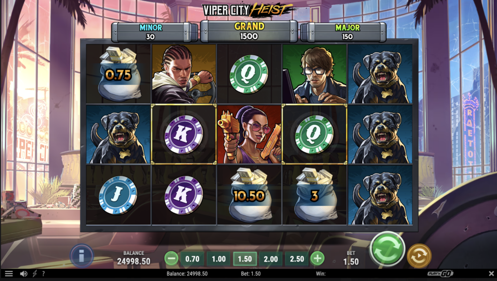 Viper City Heist gameply.