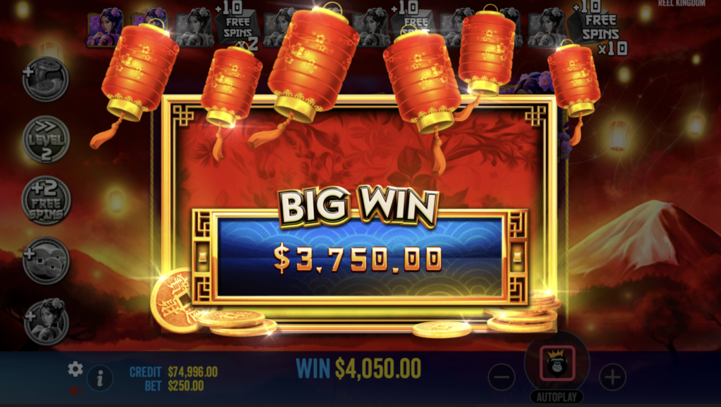 Floating Dragon Year of the Snake big win.