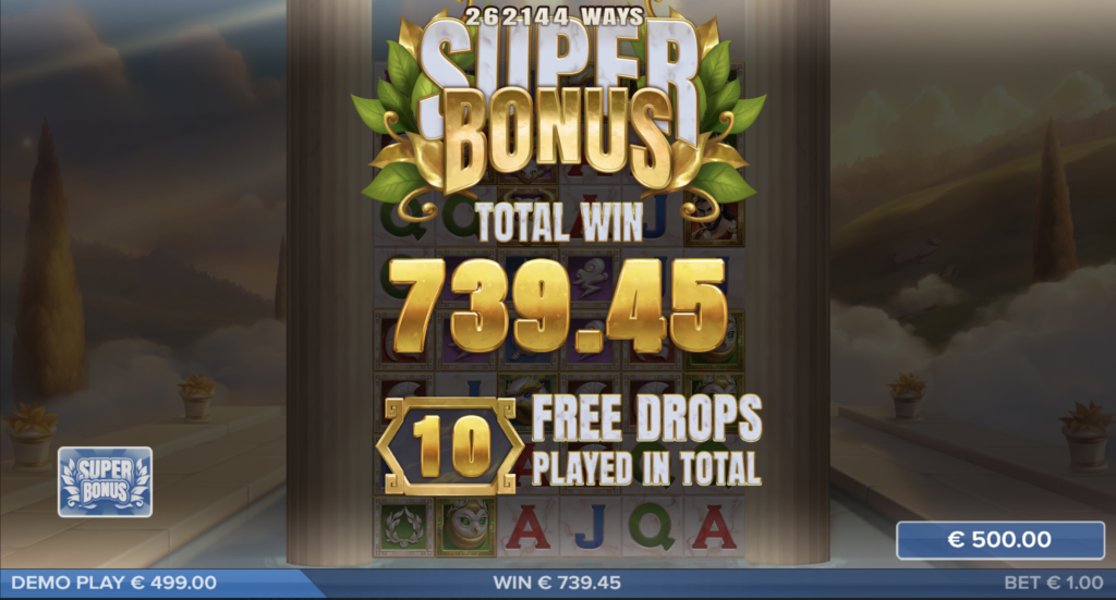 Elysian Gold bonus win!