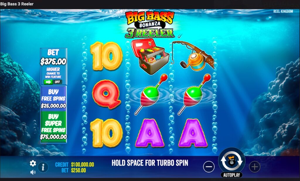 Big Bass 3 Reeler slot gameplay