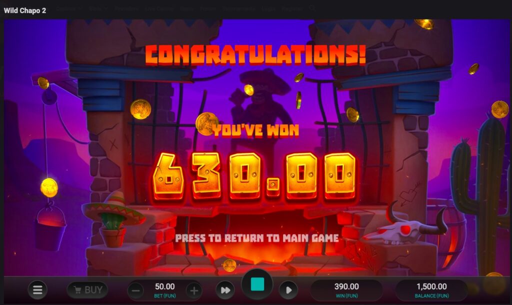 Wild Chapo 2 total win