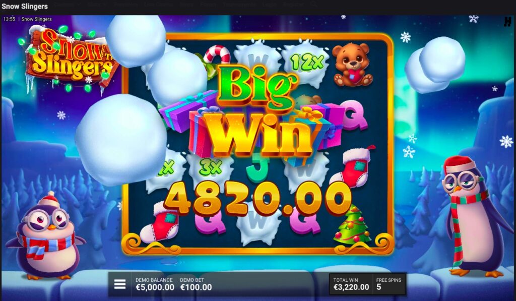 Snow Slingers big win