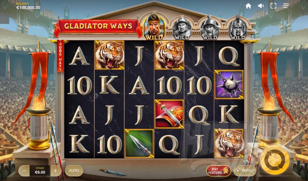 Gladiator Ways slot gameplay