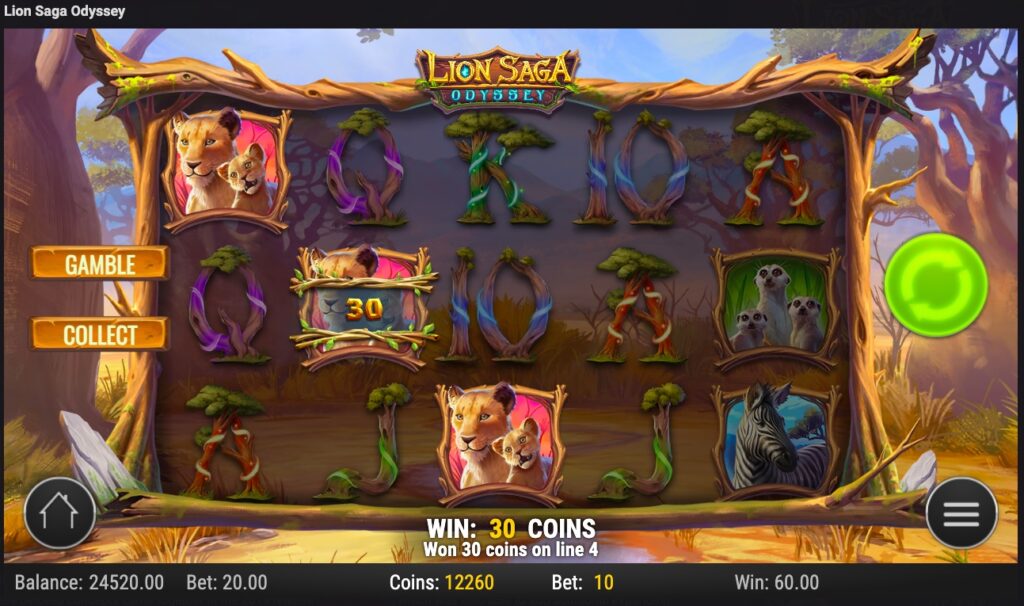 Lion Saga Odyssey win