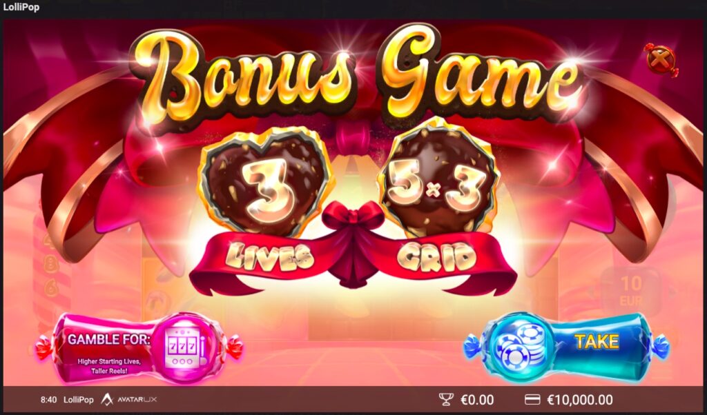 LolliPop bonus feature gameplay