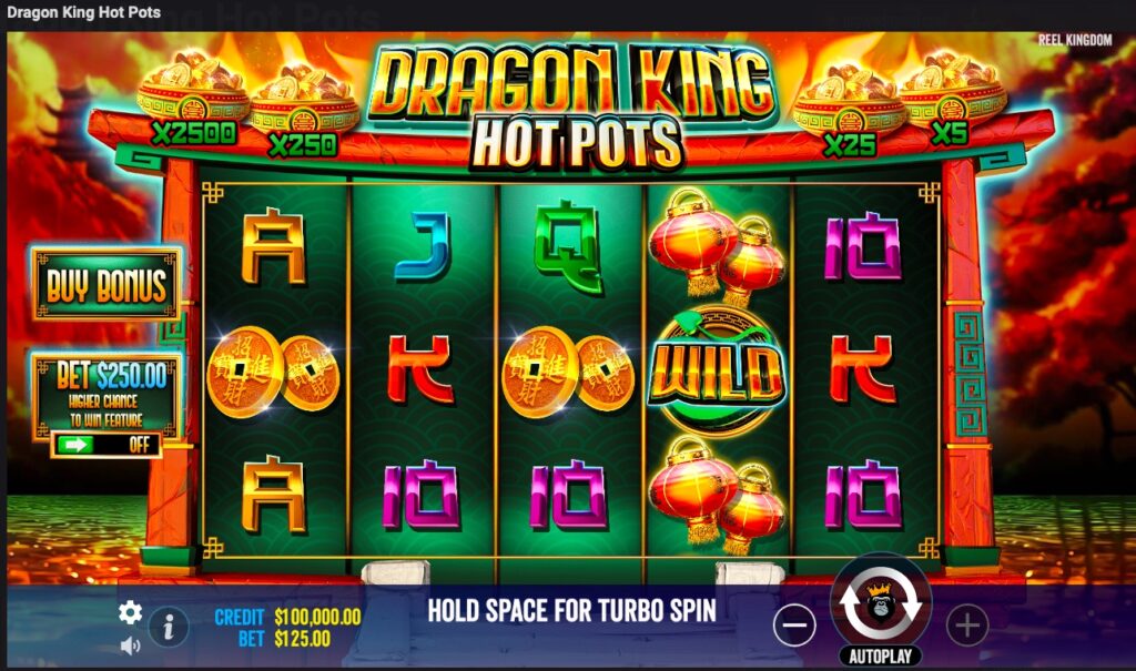 Dragon King Hot Pots slot gameplay