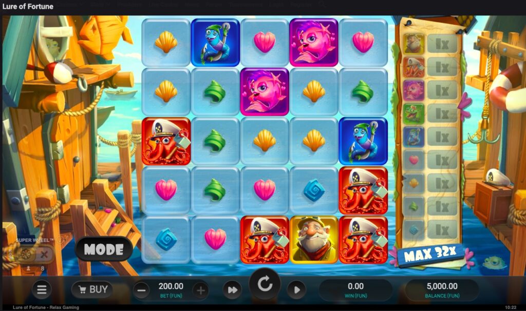 Lure of Fortune gameplay.