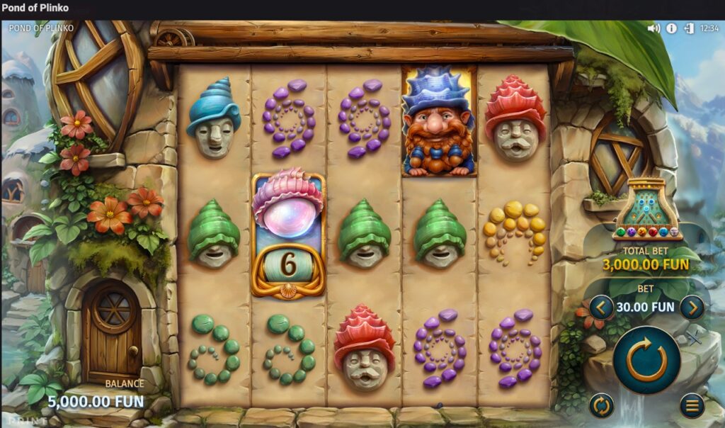 Pond of Plinko gameplay.