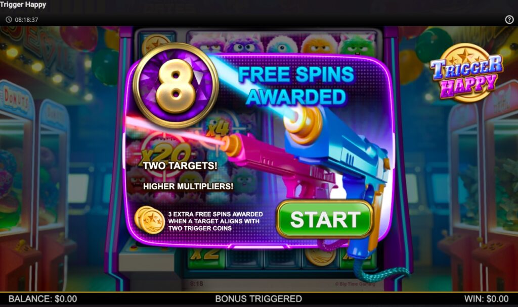 Trigger Happy free spins