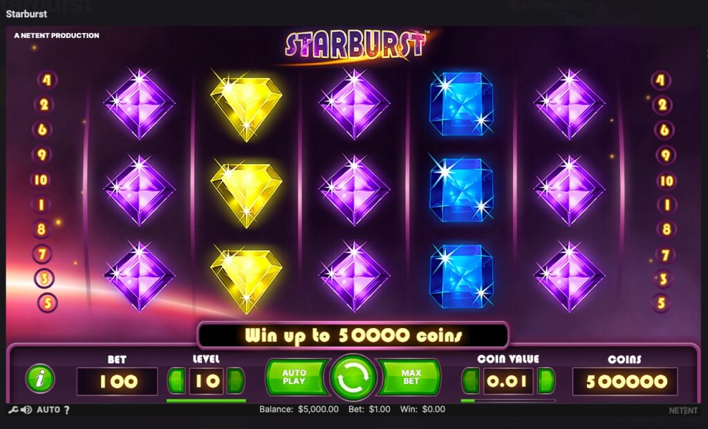 Starburst slot gameplay 