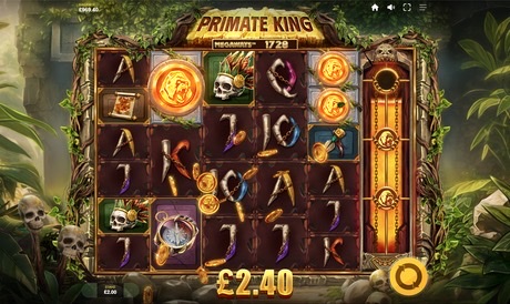 Primate King Megaways slot gameplay
