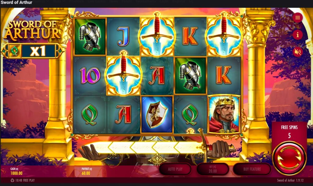 Sword of Arthur gameplay