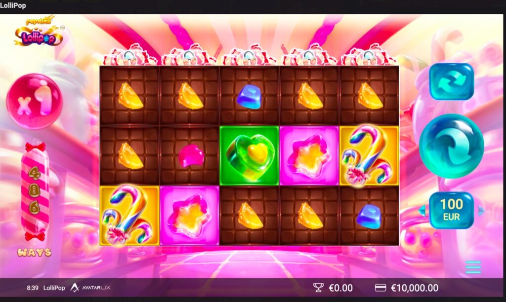 LolliPop slot gameplay