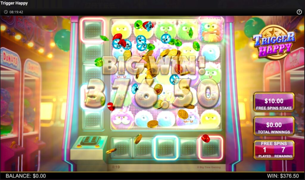 Trigger Happy big win