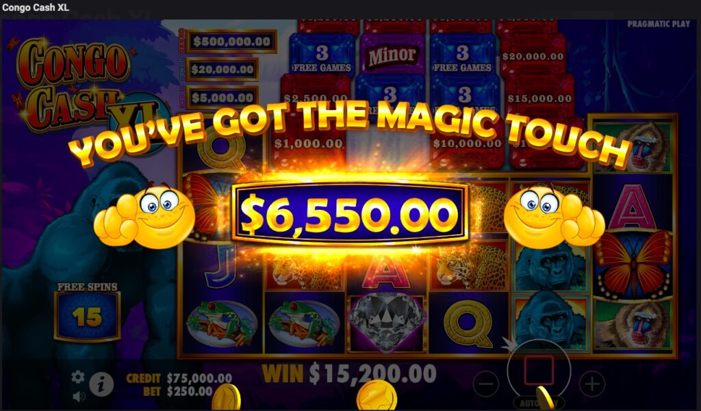 Congo Cash XL huge slot win