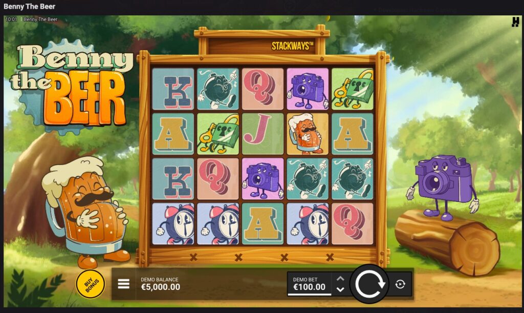 Benny The Beer slot gameplay