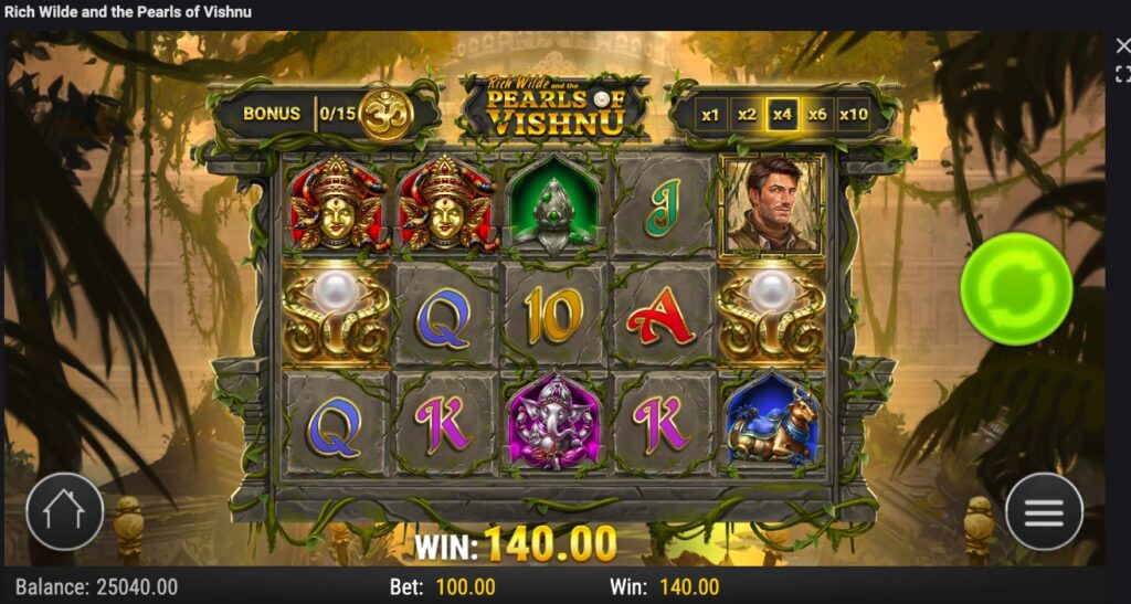 Rich Wilde and the Pearls of Vishnu win