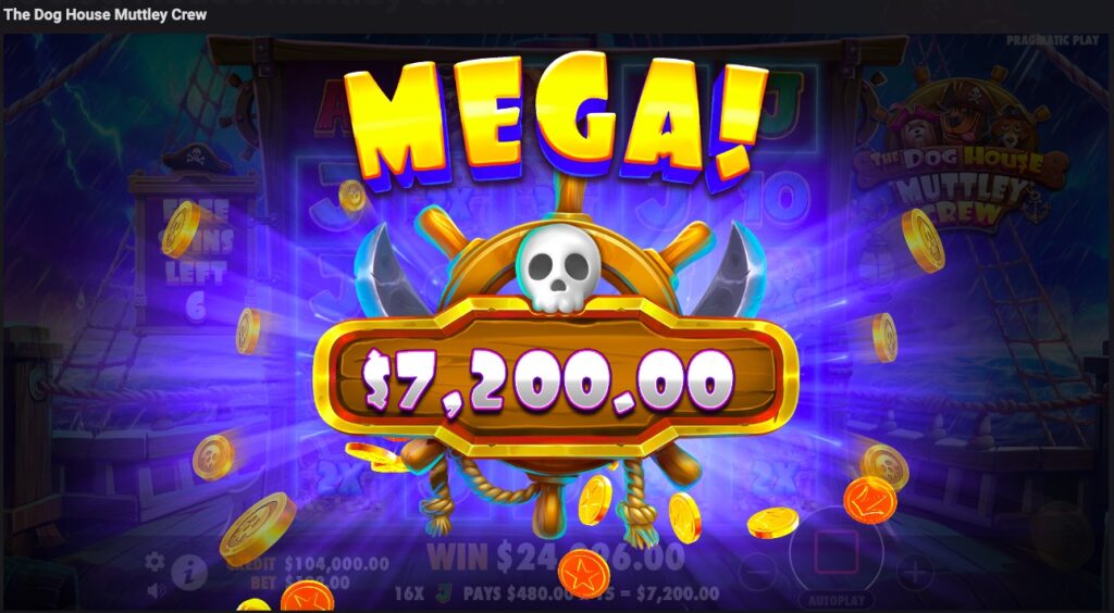 The Dog House Mutley Crew winning spin