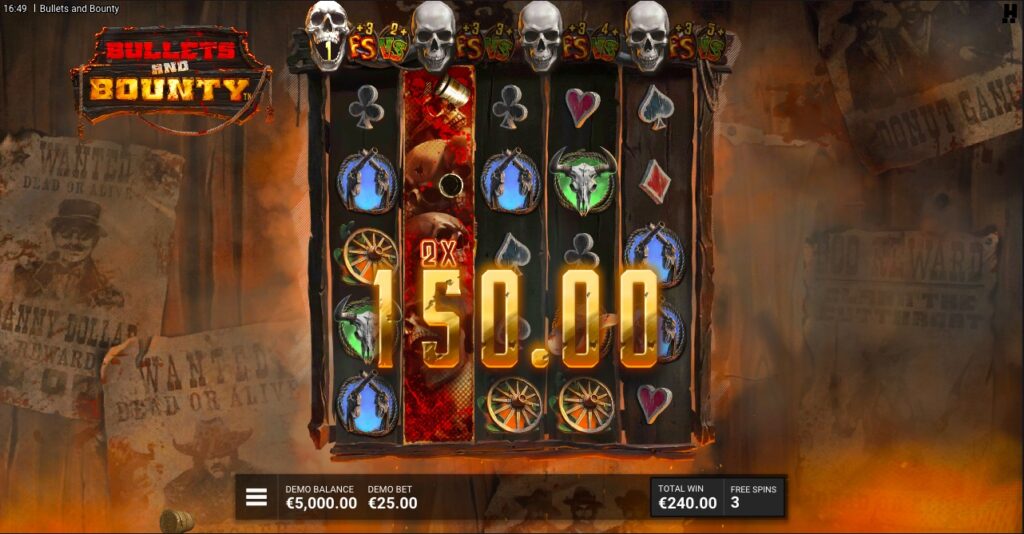 Bullets and Bounty win