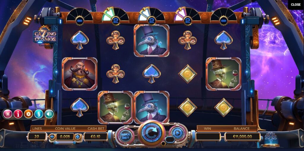Cazino Cosmos Gameplay