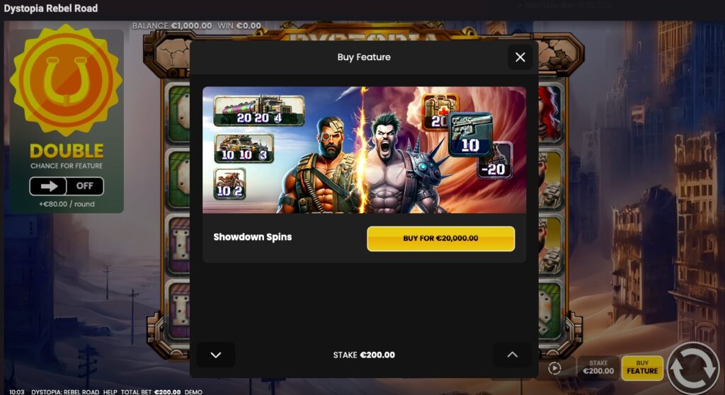 Dystopia Rebel Road buy feature