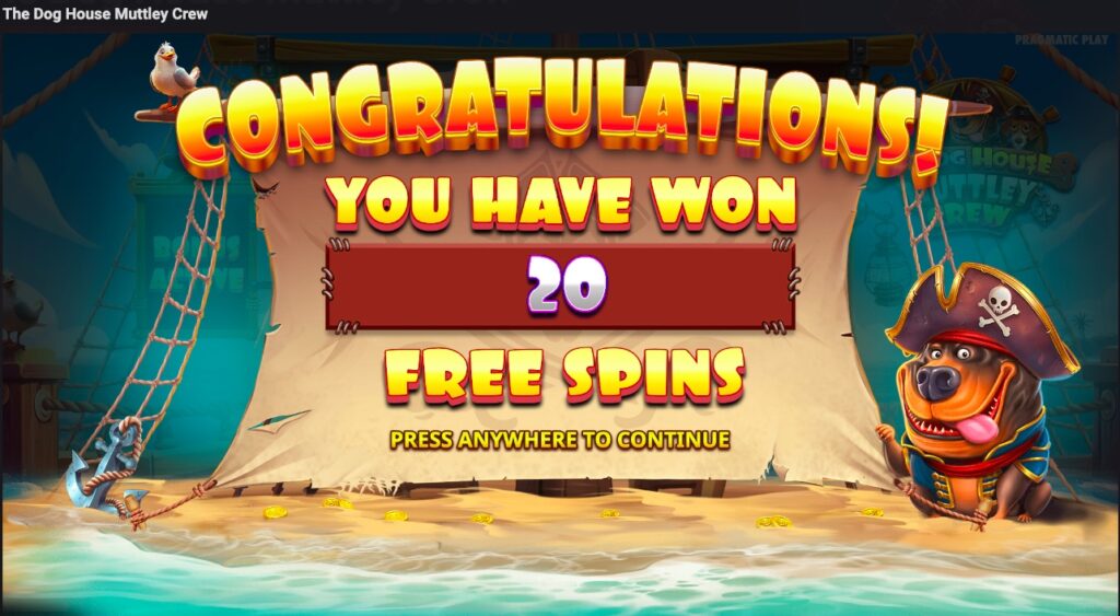 The Dog House Mutley Crew free spins