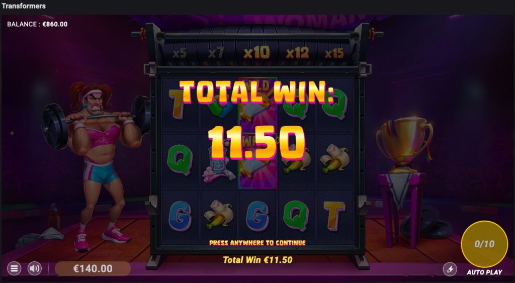 Transformers total win