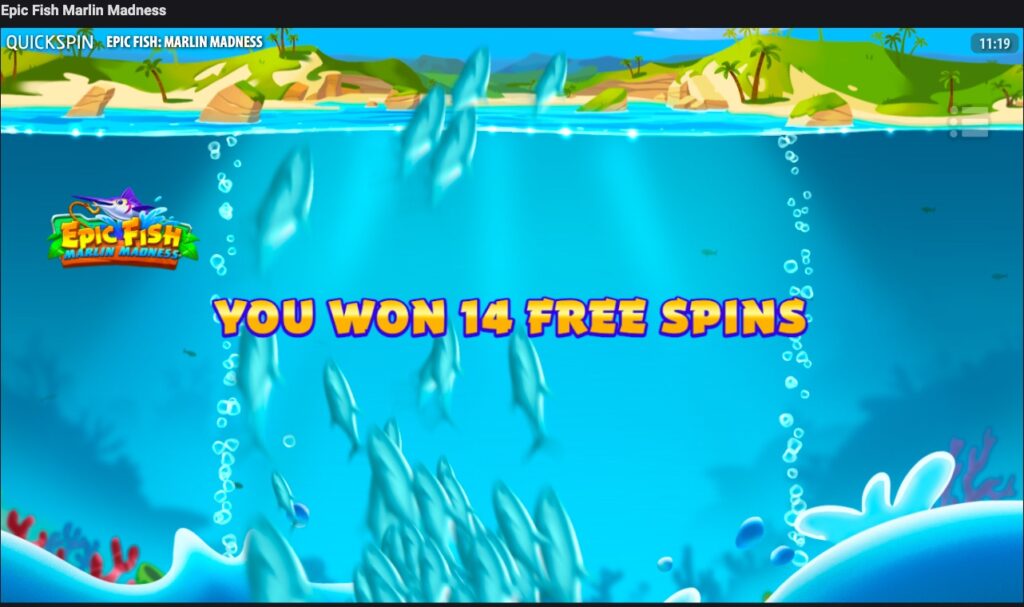 Epic Fish Marlin Madness free spins