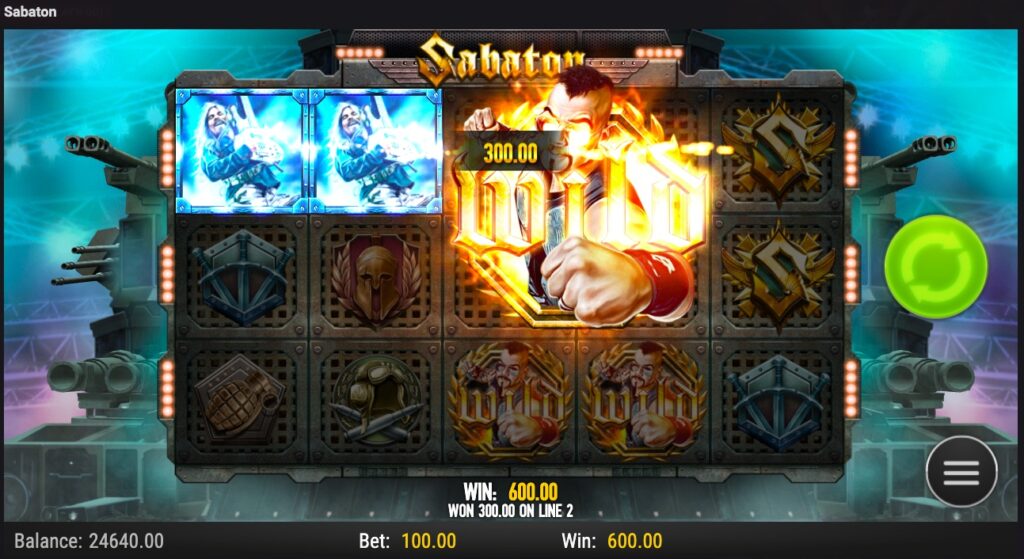 Sabaton Big Winning Spin