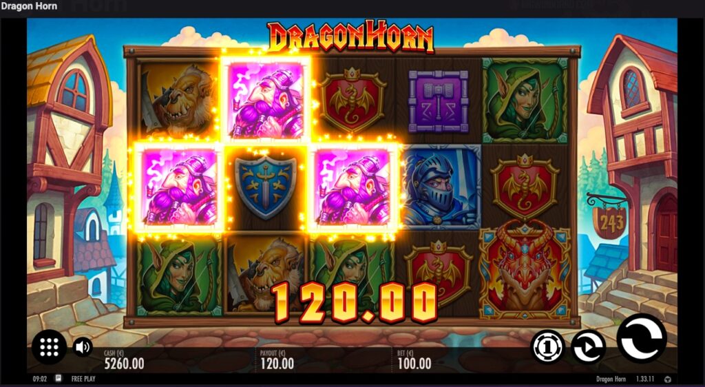 Dragon Horn Winning Spin